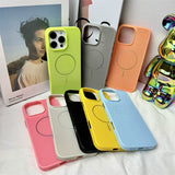 Summer Cooling Hollow-Mesh Magnetic Shockproof Phone Case for iPhone