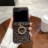 Full-Cover Leopard Print Shockproof Case for Samsung