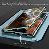 Metal 360° Full HD Anti-Spy Screen Protector Case