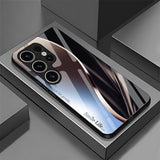 Iridescent Tempered Glass Phone Case For Samsung