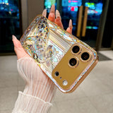 Vibrant Church Gem Leopard Pattern Case for iPhone