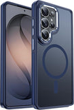 Magnetic Matte Soft‑Touch Shockproof Case for Samsung