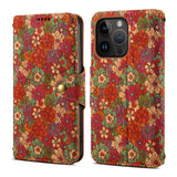 Ethnic Printed Wallet Case for iPhone