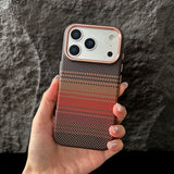Kevlar Matte Magnetic Shockproof Case for iPhone