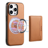 2‑In‑1 Leather Magnetic Card Holder Wallet Case for iPhone