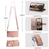Fashion Heart Pattern Leather Wallet Case for iPhone
