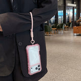 3-In-1 Waist-Length Airbag Phone Case with Lanyard for IPhone