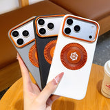 Graphene Heat Dissipation Vegan Leather Case for iPhone