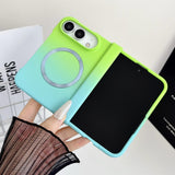 Gradient Matte Magnetic Full Coverage Soft Touch Case for iPhone Duo