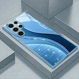 Starry Curve Tempered Glass Phone Case for Samsung