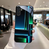 Creative Pattern Tempered Glass Phone Case For Samsung