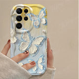 Oil Painting Butterfly Phone Case For Samsung