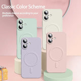 Original Liquid Silicone Magnetic Case For iPhone