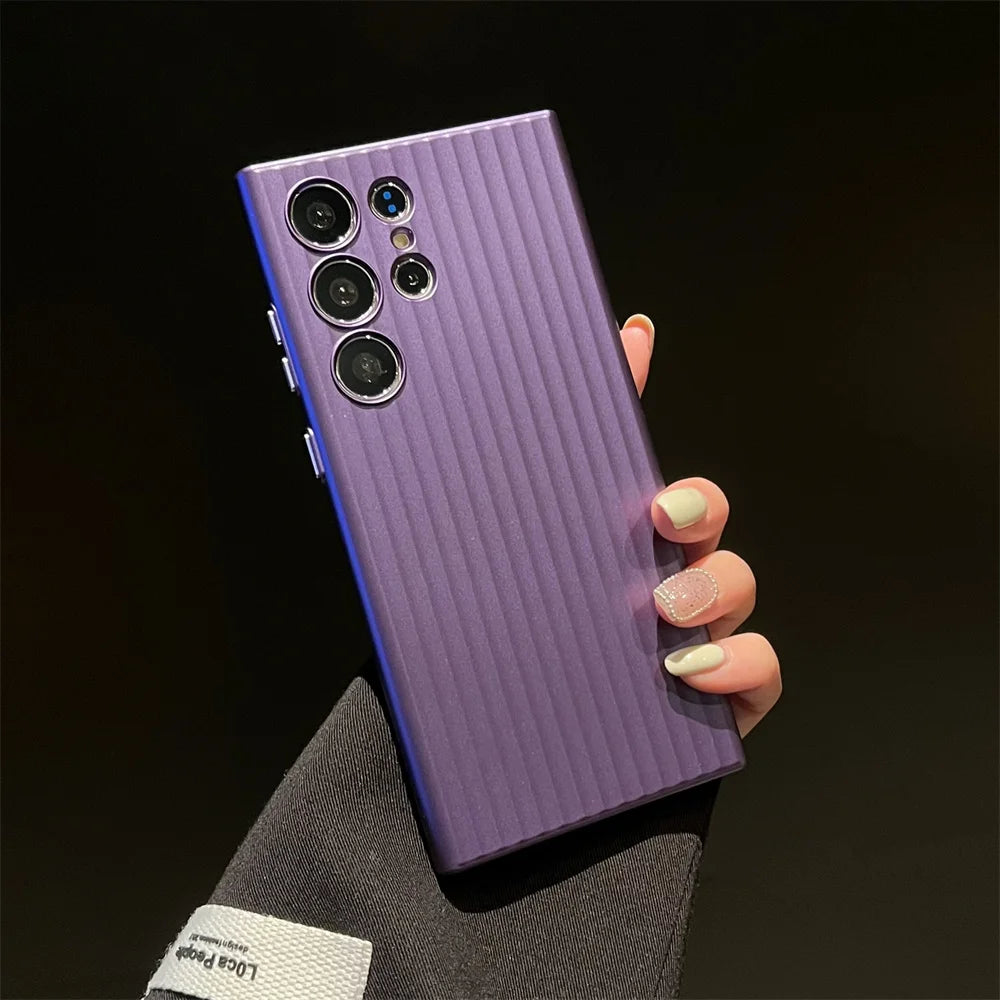 Original Matte Stripes Phone Case For Samsung