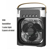 Portable 3 In 1 Fan AIr Conditioner Household Small Air Cooler LED Night Lights