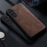 Premium Retro Business Style Luxury leather Phone Case for Samsung