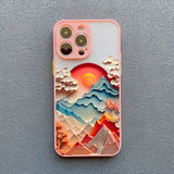 Creative Printing Landscape Phone case For iPhone