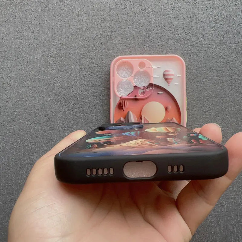 Creative Printing Landscape Phone case For iPhone