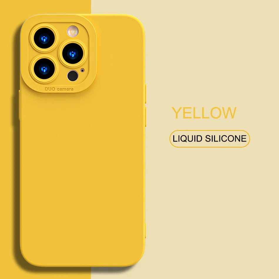 Liquid Silicone Shockproof Case For iPhone