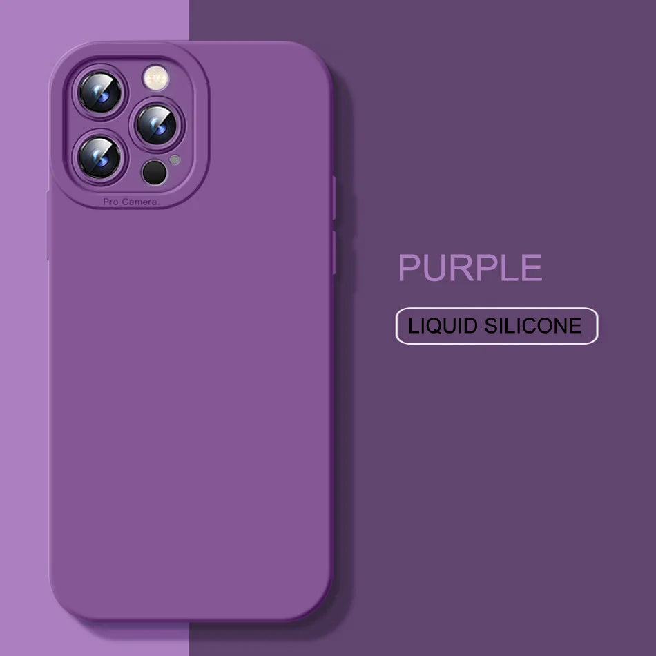 Liquid Silicone Phone Case For iPhone