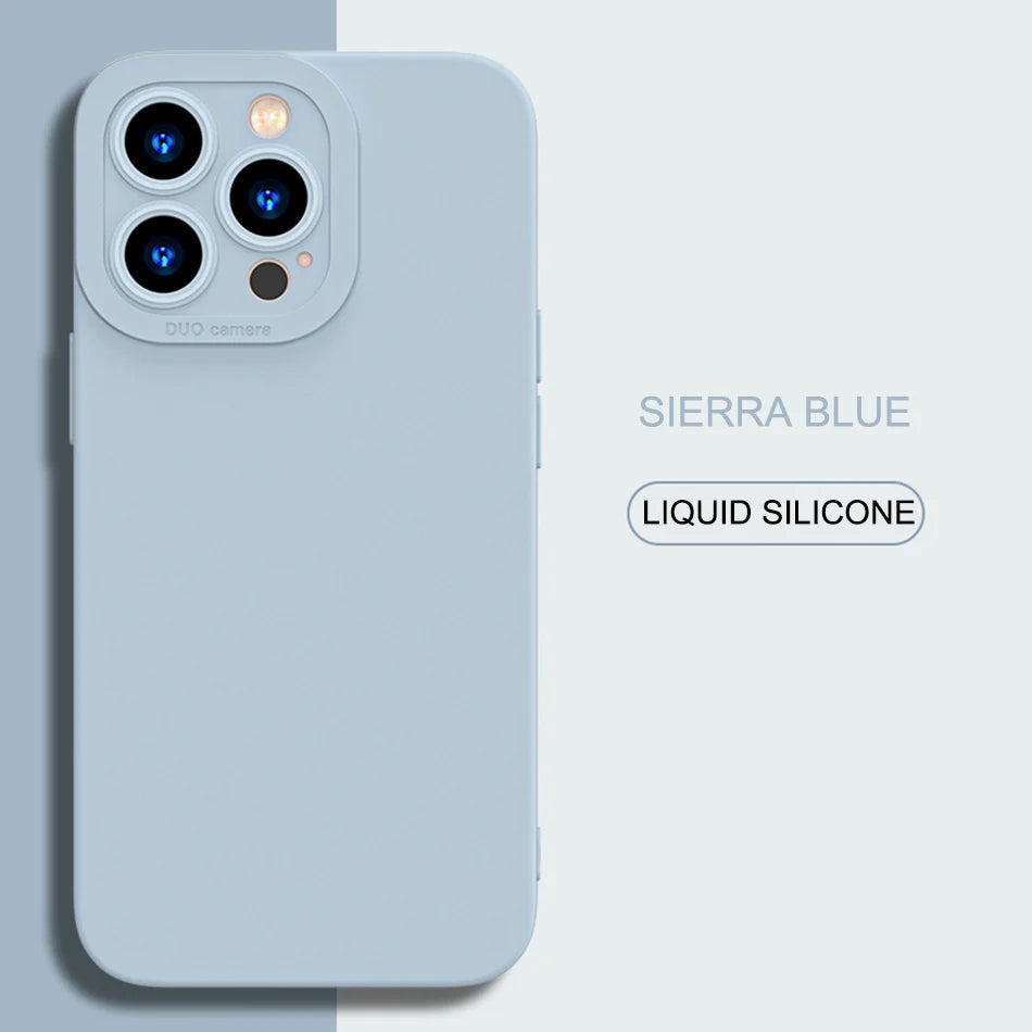 Liquid Silicone Phone Case For iPhone