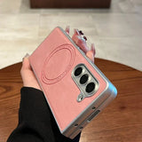 Retro Leather Magnetic Case For Samsung Galaxy Z Fold