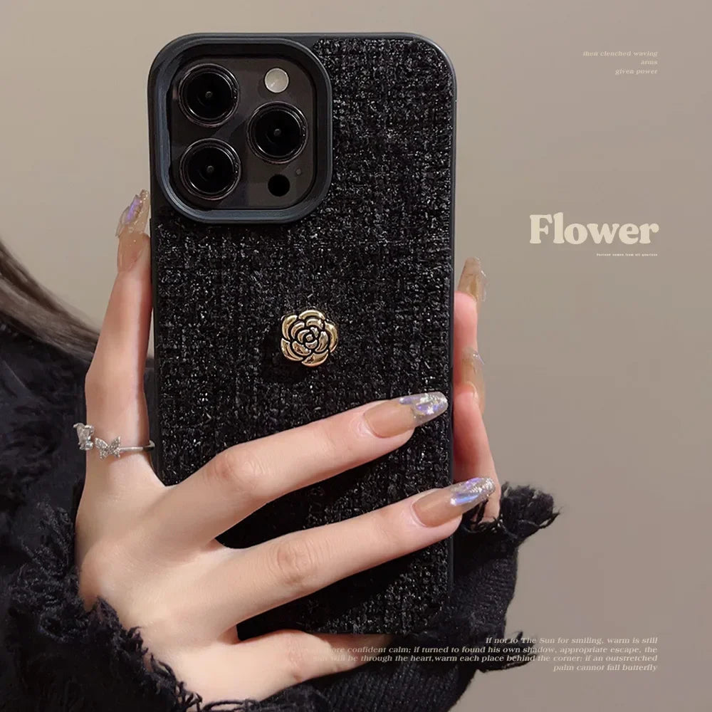 Rose metal Minimalism art Phone Case For iPhone