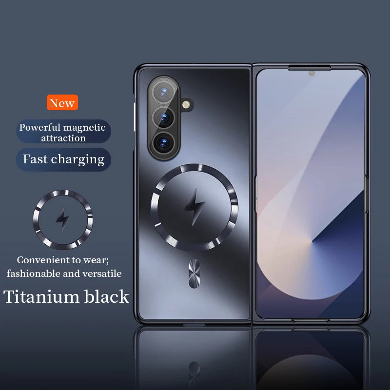 Magnetic Wireless Charging Case For Samsung