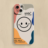 Cute Cartoon Smiley Silicone Case for Samsung