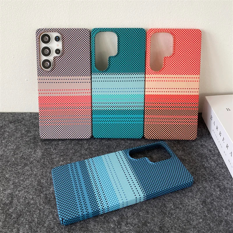 Slim Stripe Wireless Charging Magnetic Case For Samsung