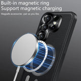 High End Magnetic Suction Leather Phone Case For Samsung