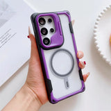 Cute 3D Panda  MagSafe Shockproof with Lens Stand For Samsung