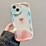 Watercolor Painting Love Case For iPhone