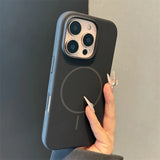 Original Liquid Silicone Magnetic Case For iPhone