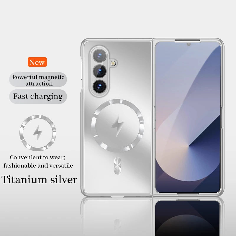Magnetic Wireless Charging Case For Samsung