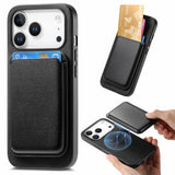 2-in-1 Magnetic RFID Blocking Wallet Case for iPhone
