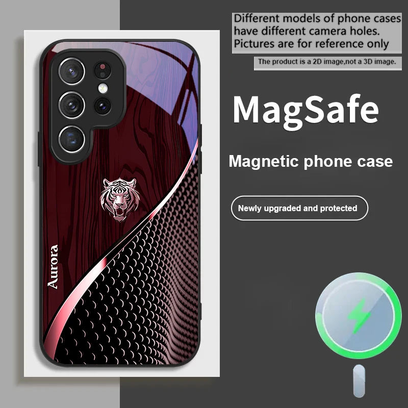 Golden Tiger Magnetic Phone Cases for Samsung
