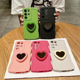 Cute Love Heart Mirror Wave Case for Samsung