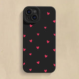 Love Heart Shockproof Silicone Soft Phone Case For iPhone