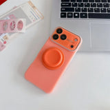 Candy Jelly Stand Magnetic Shockproof Case For iPhone
