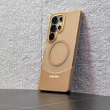 2 IN 1 Splicing Matte Magnetic Case For Samsung
