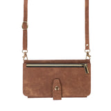 Leather Crossbody Card Slot Wallet Case for Samsung