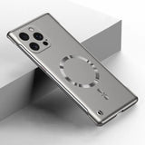 Ultra‑Slim Frameless Magnetic Charging Case for iPhone