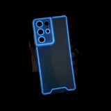 Luxury Luminous Neon Transparent Soft Case For Samsung