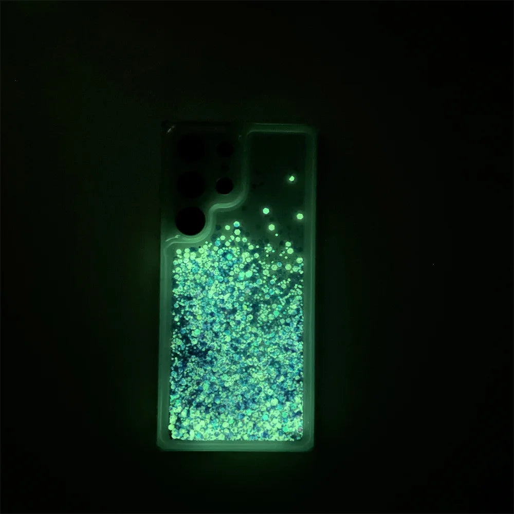 Glitter Luminous Quicksand Case for Samsung