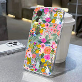 Flowers Clear Phone Case For Samsung