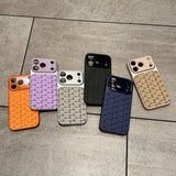 Luxury Frosted Texture Full Bumper No Slip Phone Case For iPhone