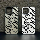 Creative Stylish English Letters Phone Case for IPhone