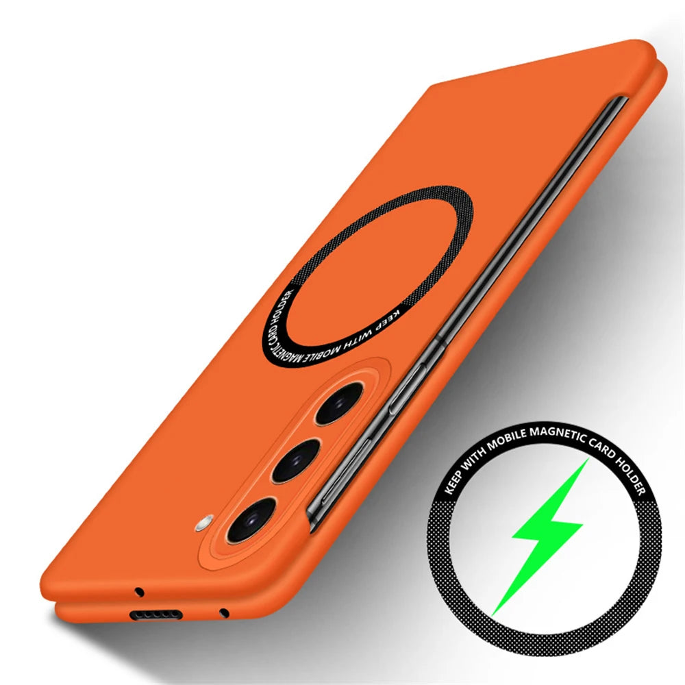 Luxury Matte Ultra Thin Magnetic Case For Samsung Z Fold 6 5 4 3 2
