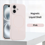 Magnetic Liquid Silicone Case for iPhone